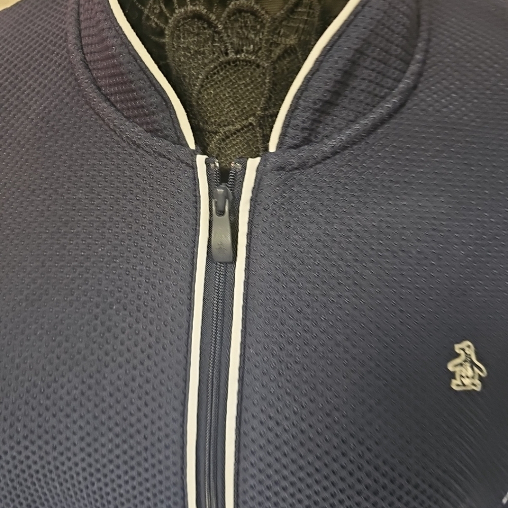 Original Penguin Dark Blue and Cream Jacket